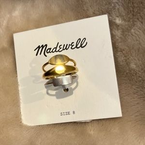 ❤️Stackable Madewell Signet Rings New❤️